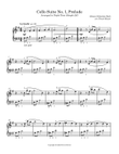 Bach’s Cello Suite No. 1, Prelude (Arranged in 3/4 for Early Piano)