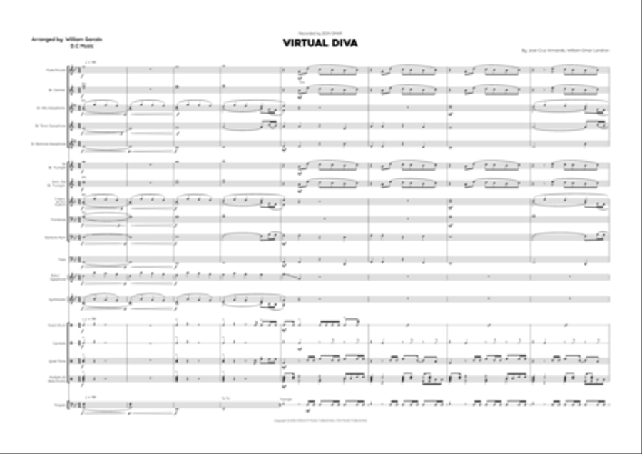 Virtual Diva Marching Band scores gallery preview page 2
