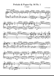 Prelude & Fugue Op.56 No. 1