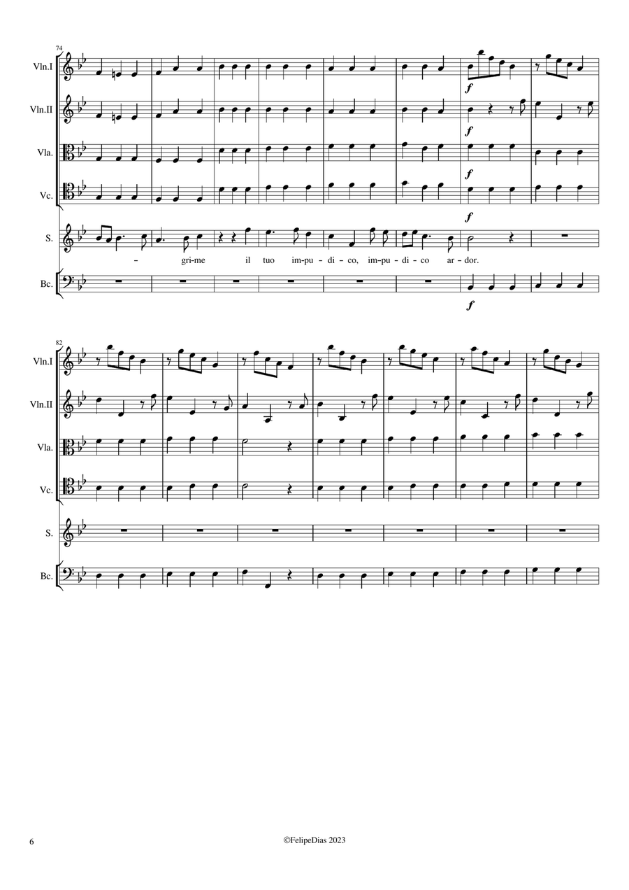 Vanne pentita a piangere Vanne pentita a piangere Small Ensemble scores gallery preview page 6