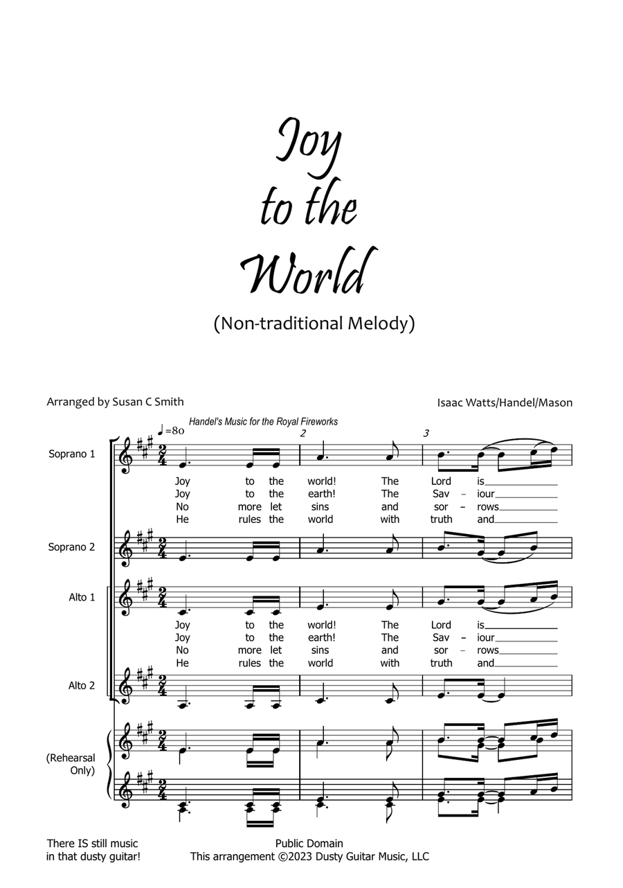 Joy to the World SSAA scores gallery preview page 3