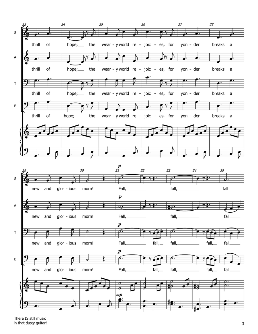 O Holy Night O Holy Night 4-Part scores gallery preview page 5