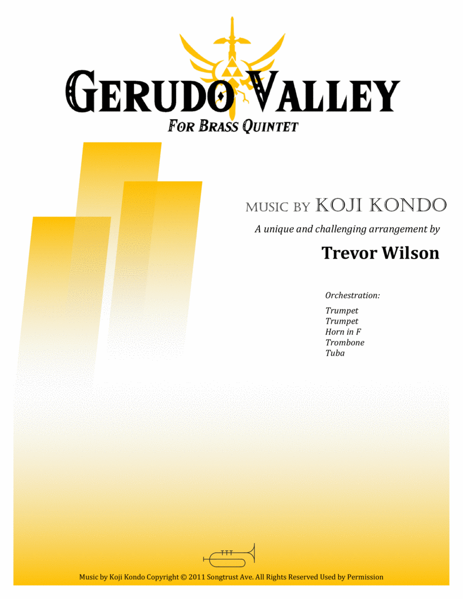 Gerudo Valley Brass Quintet scores gallery preview page 1
