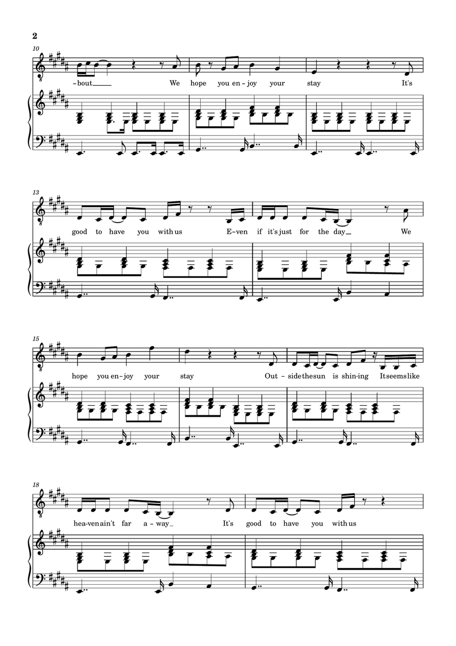 Exitlude Exitlude Piano, Vocal scores gallery preview page 2