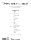 Do You Hear What I Hear (arr. Michael Sweeney) - Conductor Score (Full Score)
