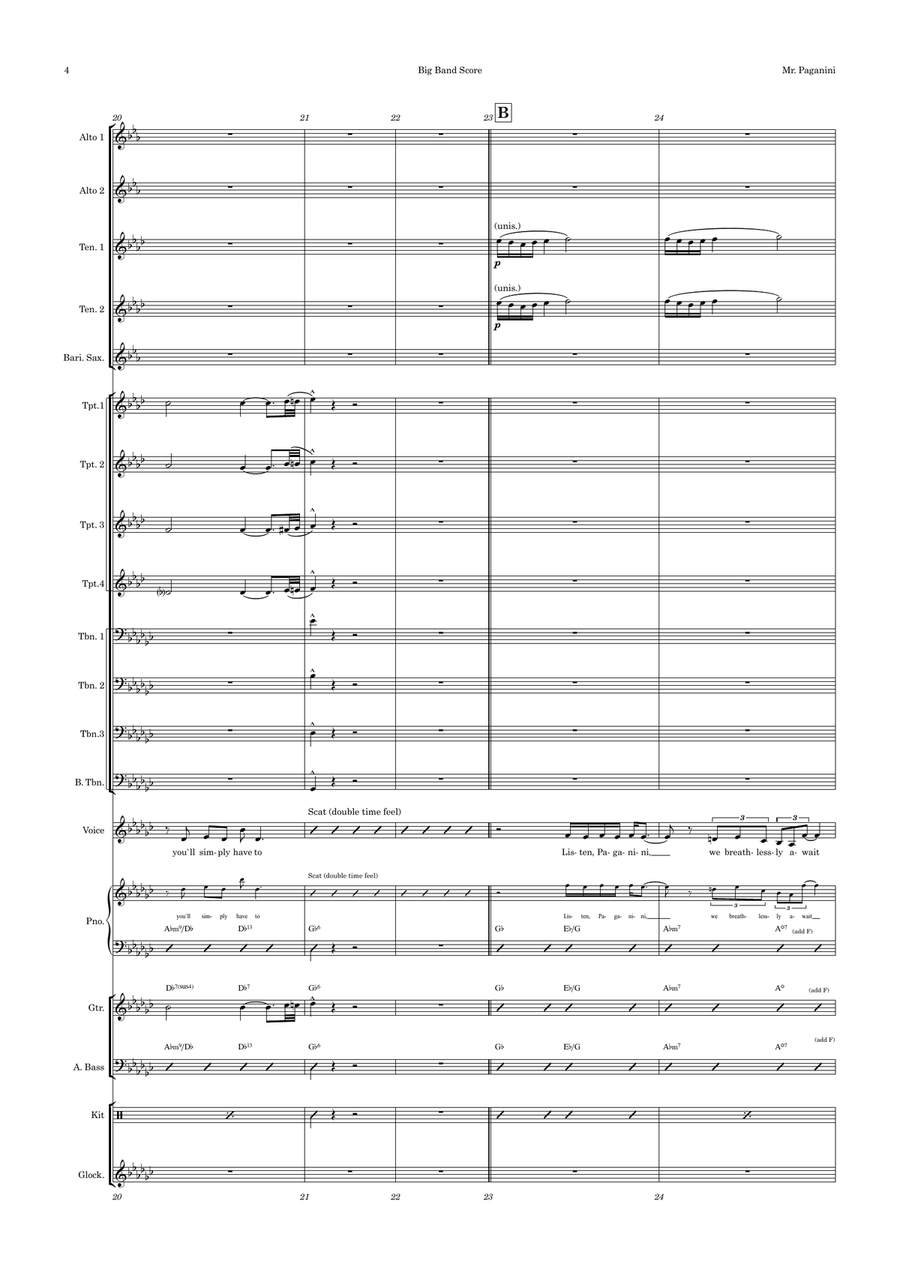 You'll Have To Swing It You'll Have To Swing It Jazz Ensemble scores gallery preview page 4