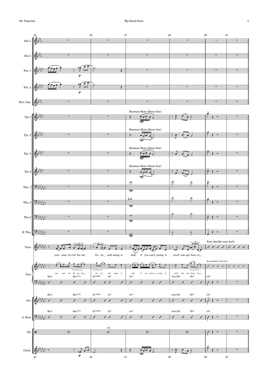 You'll Have To Swing It You'll Have To Swing It Jazz Ensemble scores gallery preview page 5