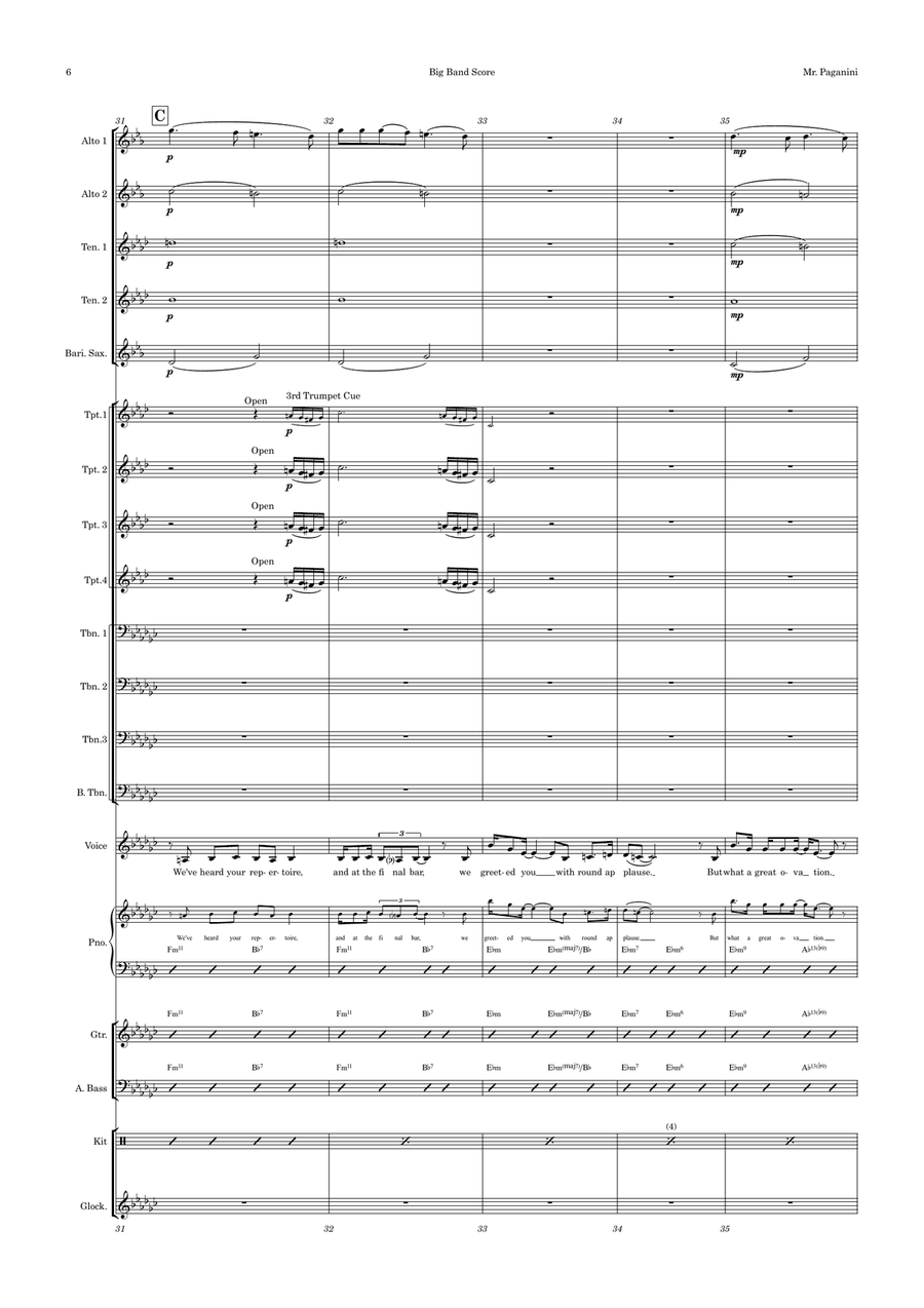You'll Have To Swing It You'll Have To Swing It Jazz Ensemble scores gallery preview page 6