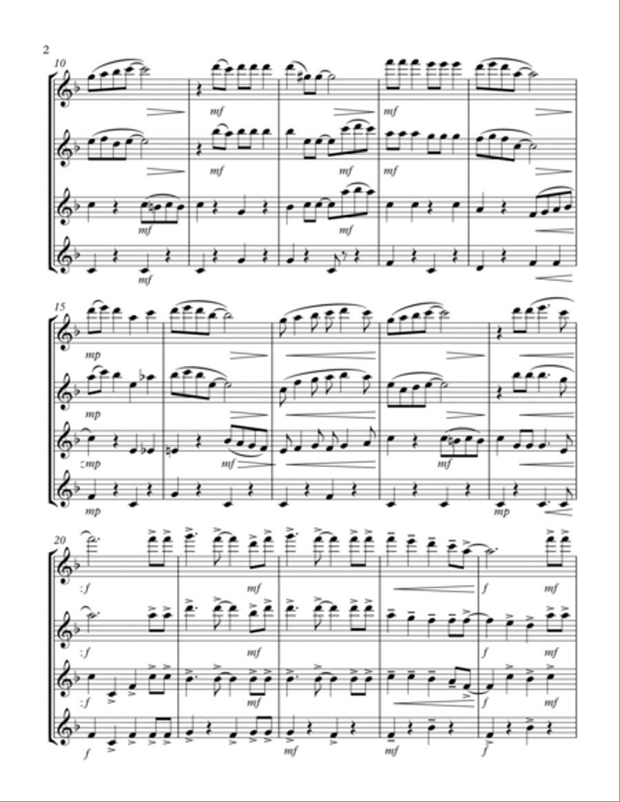 Jingle Bell Rock Flute scores gallery preview page 3