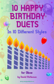10 Happy Birthday Duets, (in 10 Different Styles), for Oboe mini preview