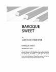 Baroque Sweet