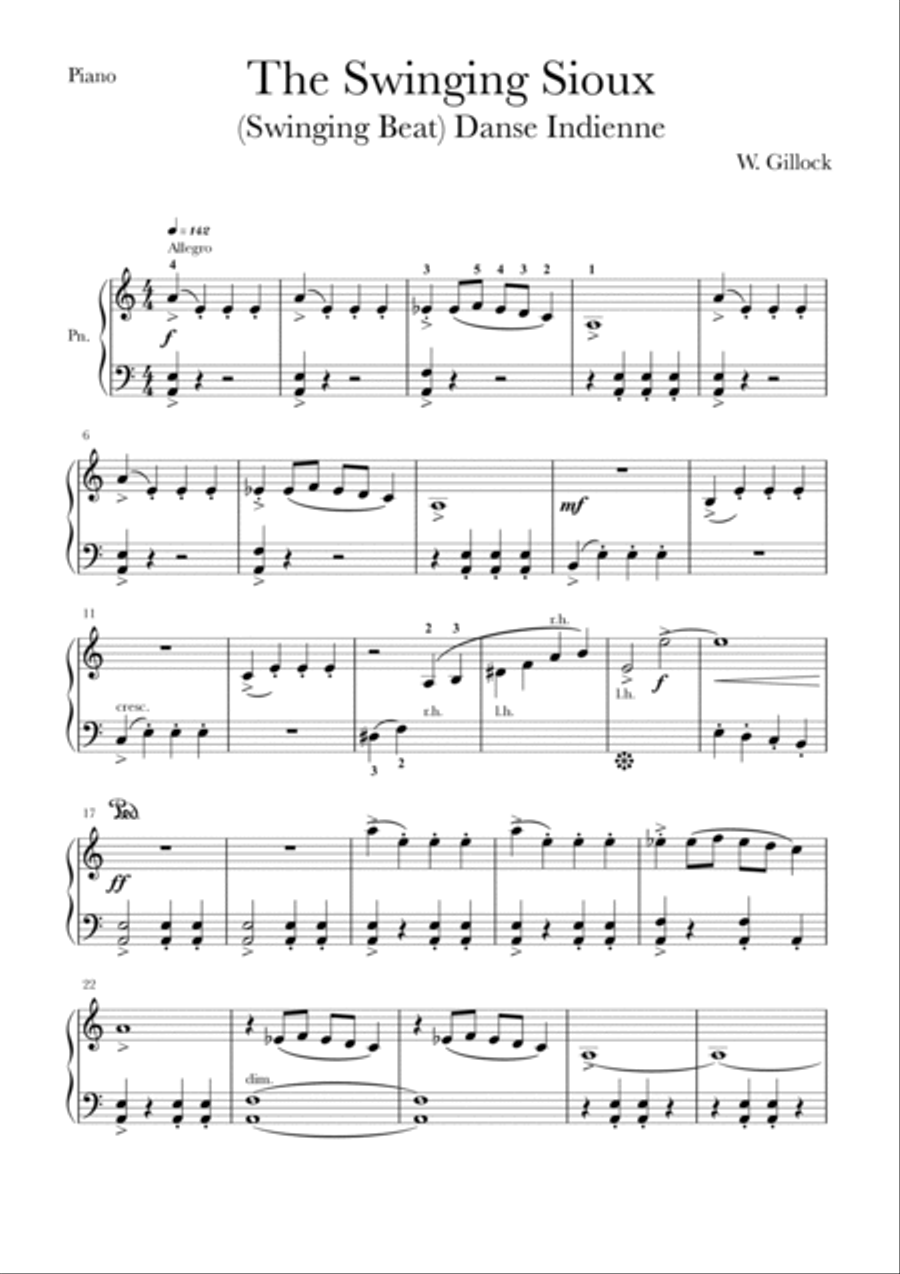 Swing Beat / The Swing Sioux Piano Method scores gallery preview page 2