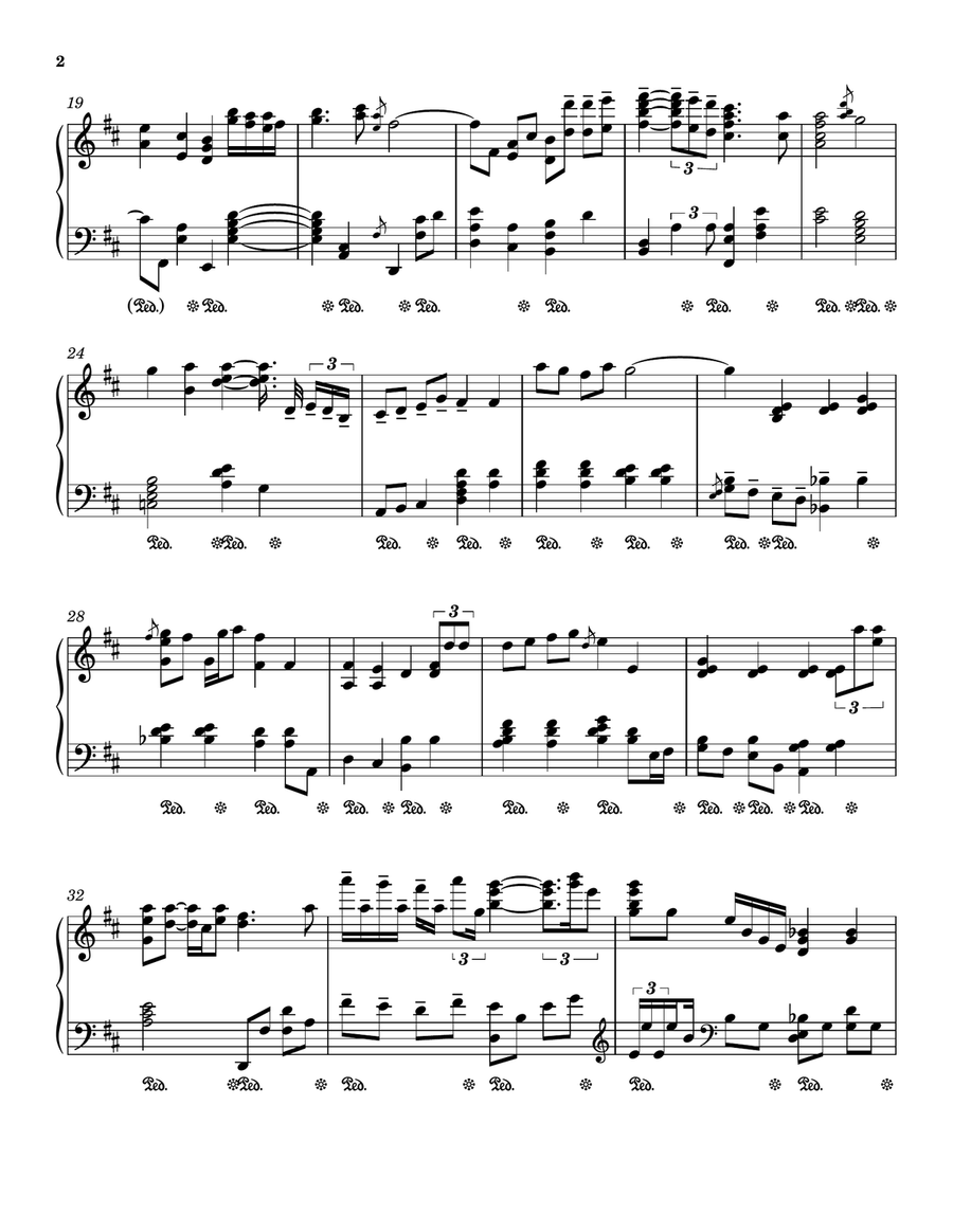 It Was Almost Like A Song Piano Solo scores gallery preview page 2
