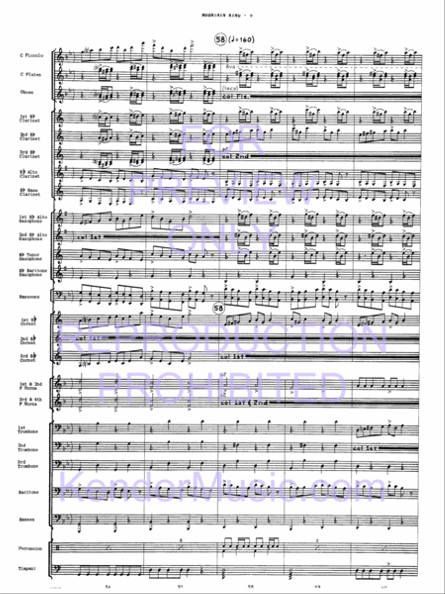 In The Hall Of The Mountain King Concert Band scores gallery preview page 12