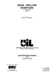 Quail Hollow Overture (Score)