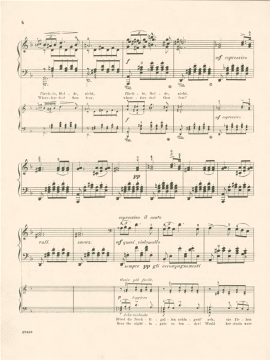 F. Schubert- F. Liszt - Ständchen (Serenade) Piano Solo scores gallery preview page 4