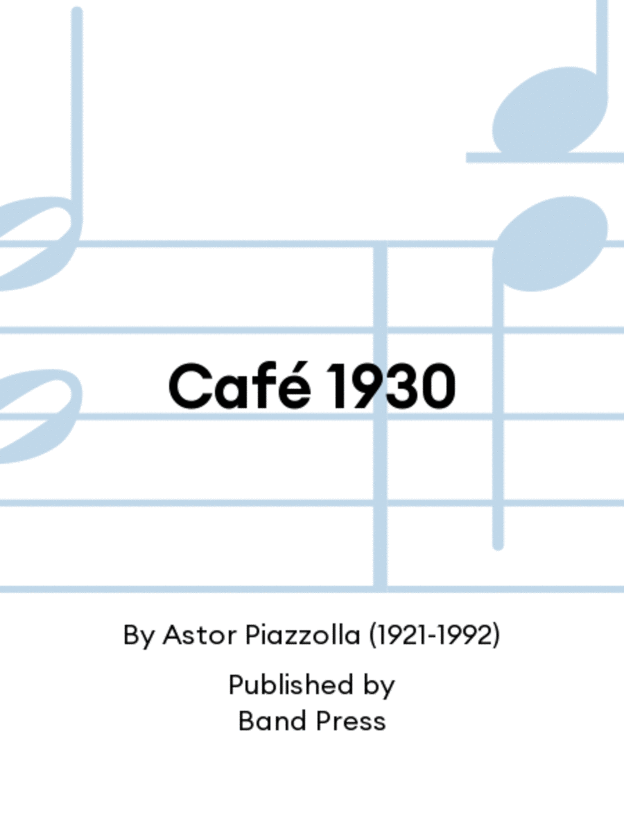 Café 1930 Euphonium scores gallery preview page 1