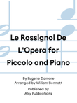 Le Rossignol De L'Opera for Piccolo and Piano