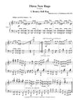Three New Rags for piano
