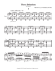 Three Delusions for Piano