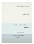 Nocturne for Clarinet, Violin, Cello & Piano