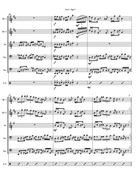 Super Mario Bros Theme Brass Quintet scores gallery preview page 6