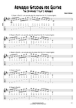 Arpeggio Studies for Guitar - The C# Minor 7 Flat 5 Arpeggio