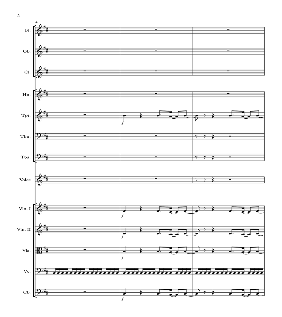 Eye Of The Tiger Full Orchestra scores gallery preview page 2
