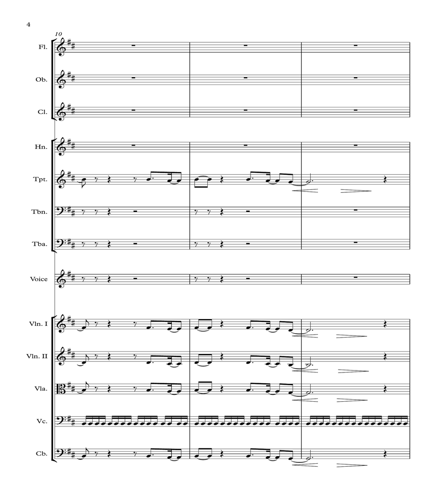 Eye Of The Tiger Full Orchestra scores gallery preview page 4