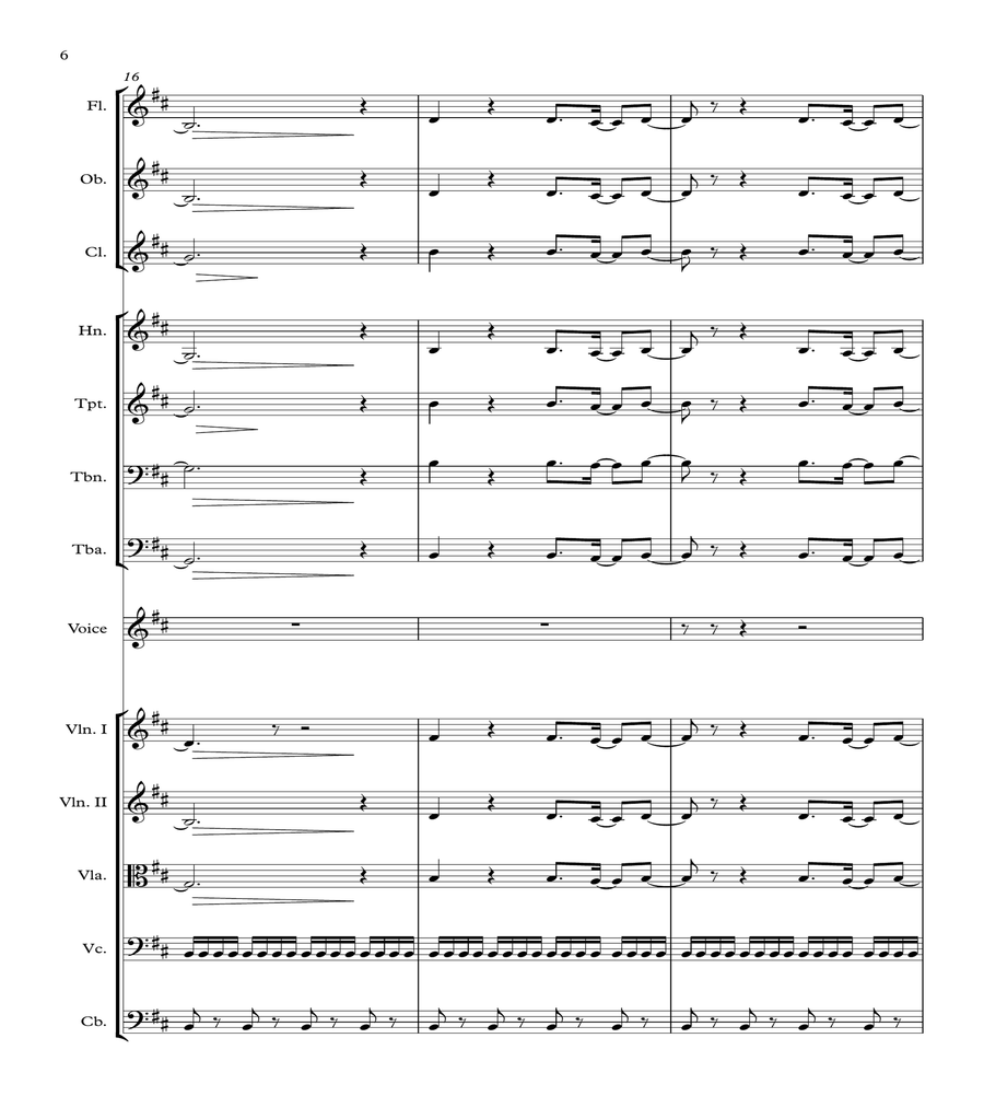 Eye Of The Tiger Full Orchestra scores gallery preview page 6