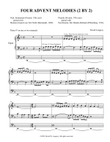Four Advent Melodies (2 By 2)