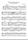 Keyboard Partita No. 2