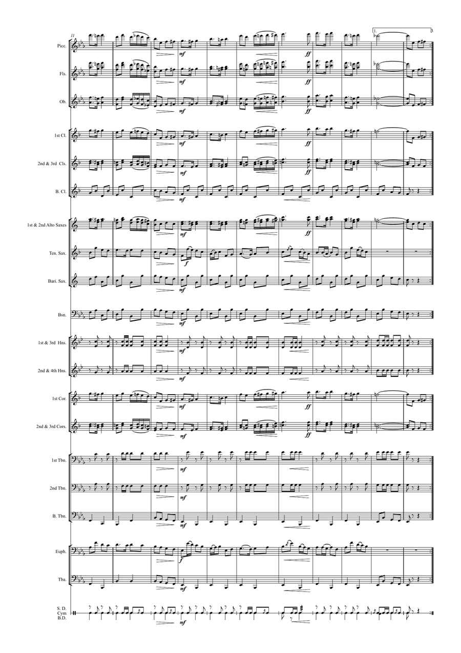 Carousel Carousel Concert Band scores gallery preview page 3