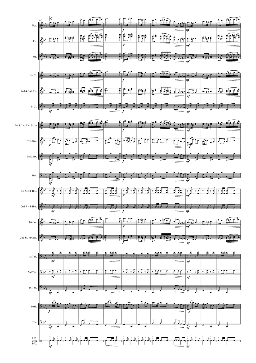 Carousel Carousel Concert Band scores gallery preview page 5