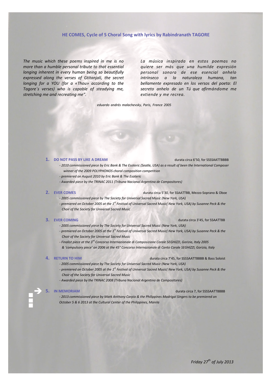IN MEMORIAM IN MEMORIAM Divisi scores gallery preview page 3