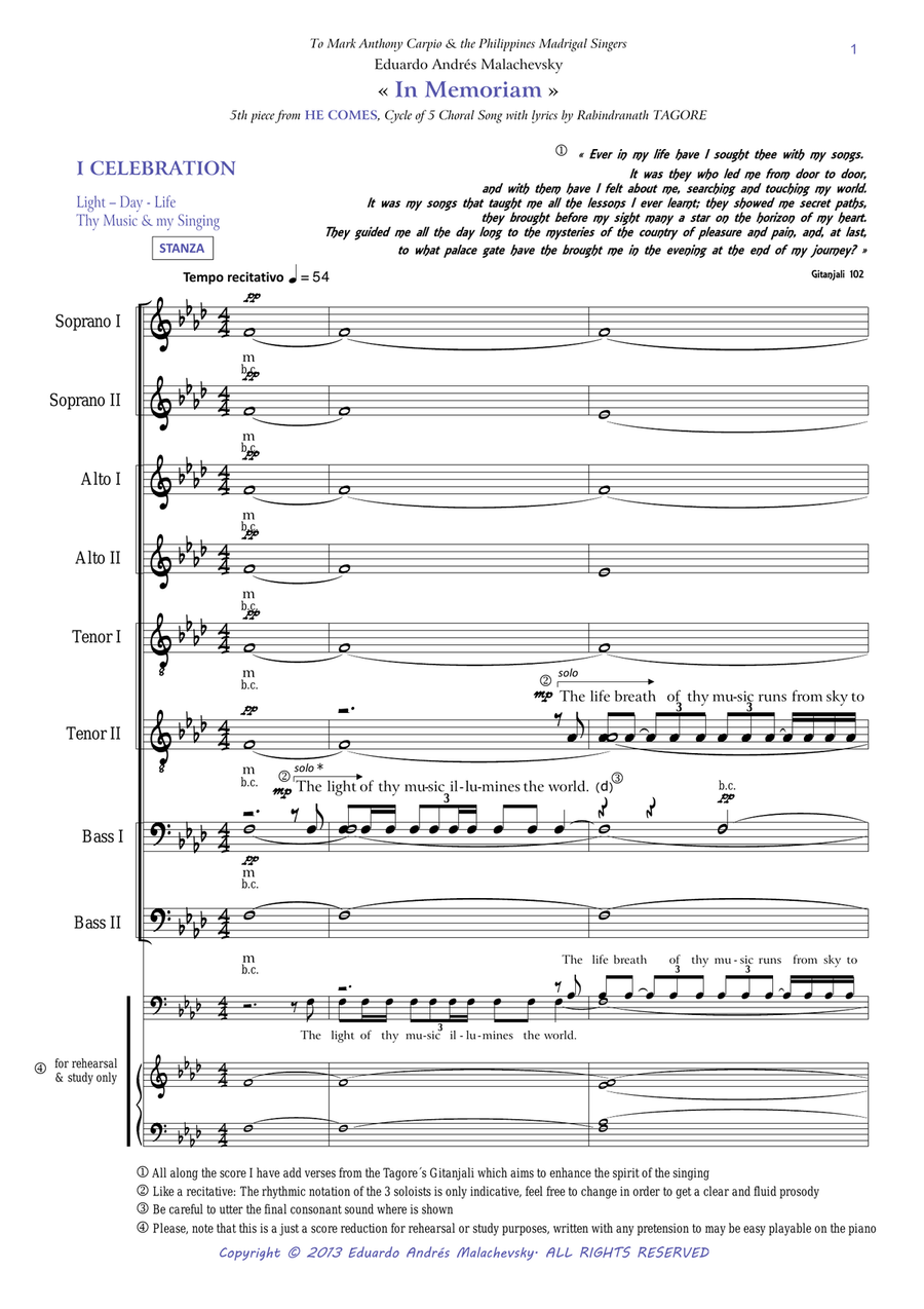 IN MEMORIAM IN MEMORIAM Divisi scores gallery preview page 5