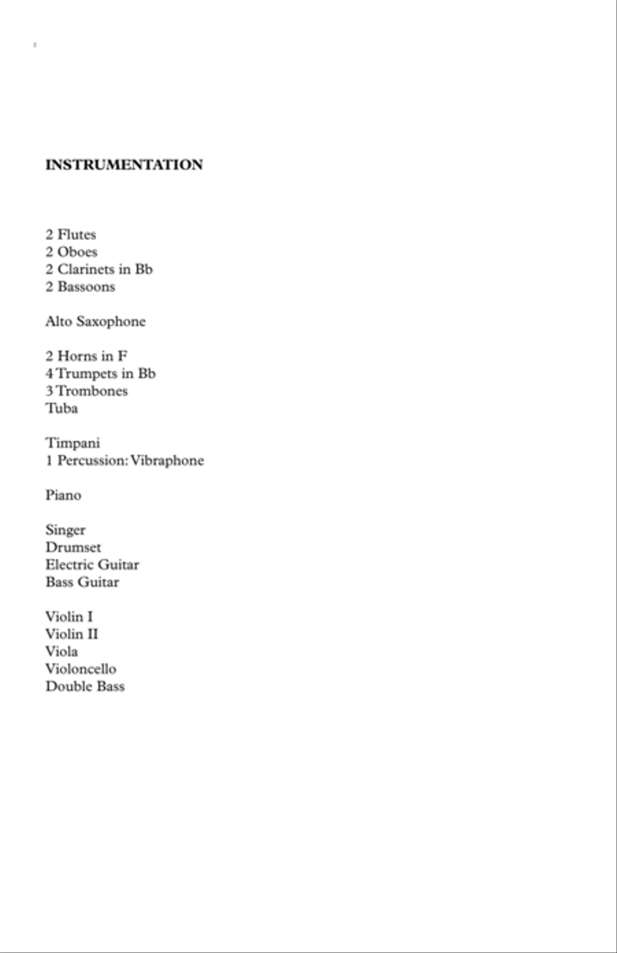 I'm Coming Out Full Orchestra scores gallery preview page 2
