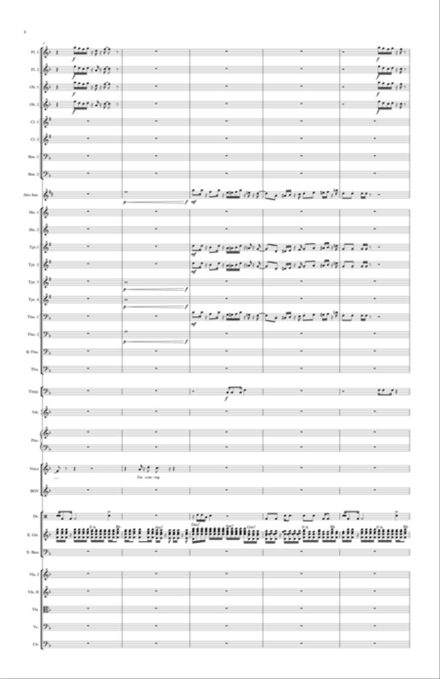 I'm Coming Out Full Orchestra scores gallery preview page 4