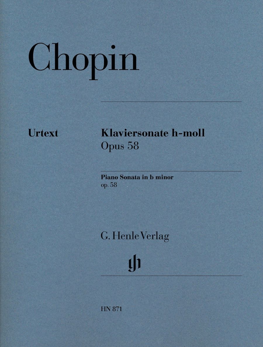 Piano Sonata in B Minor, Op. 58 Piano Solo scores gallery preview page 1