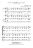 Spring-Time Mantleth Every Bough (Downloadable)