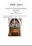 Toccatas for Various Unaccompanied Instruments Opus 4