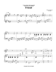 Friend (SATB with piano)