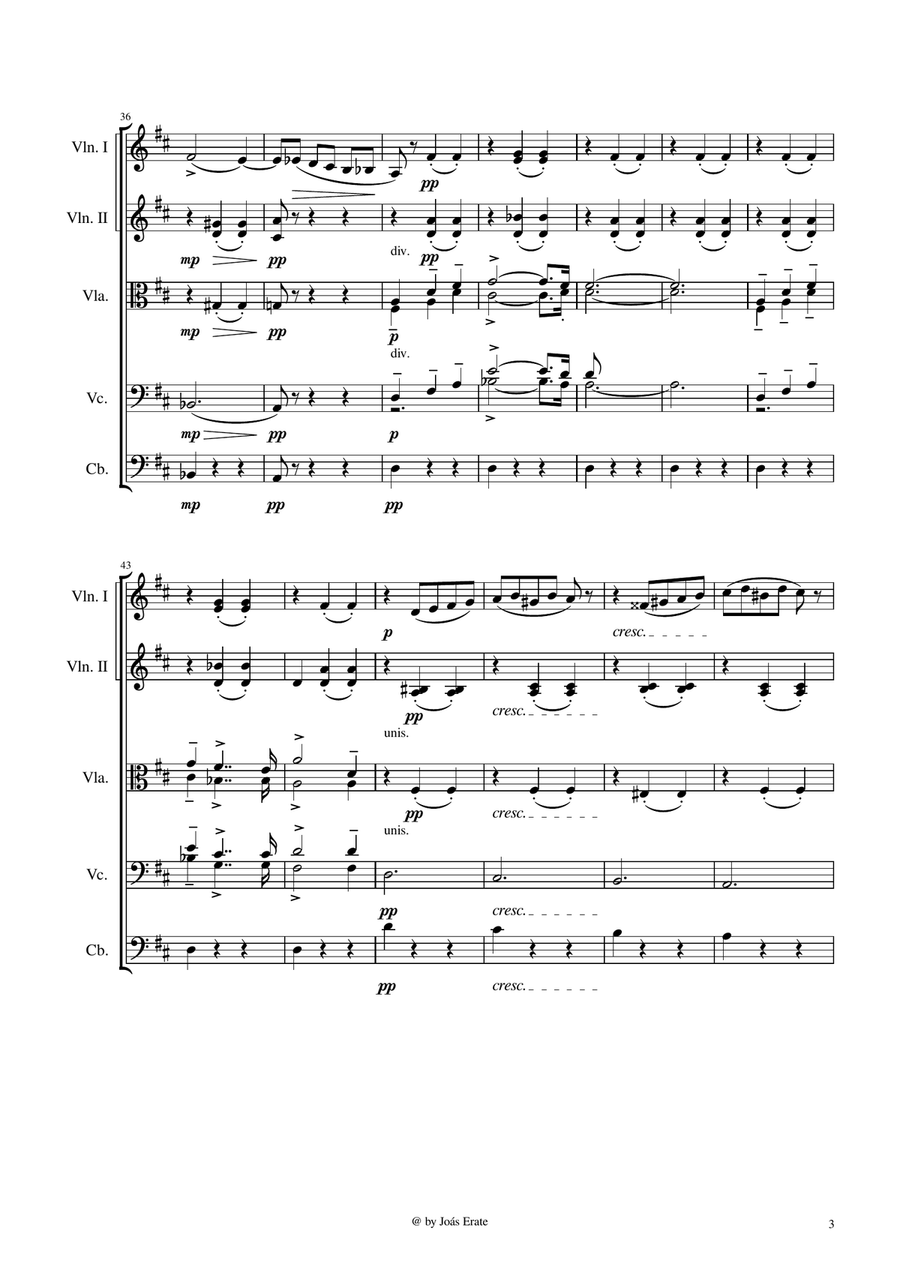 Valse des fleurs, Nutcracker Suite op.71a Chamber Music scores gallery preview page 3