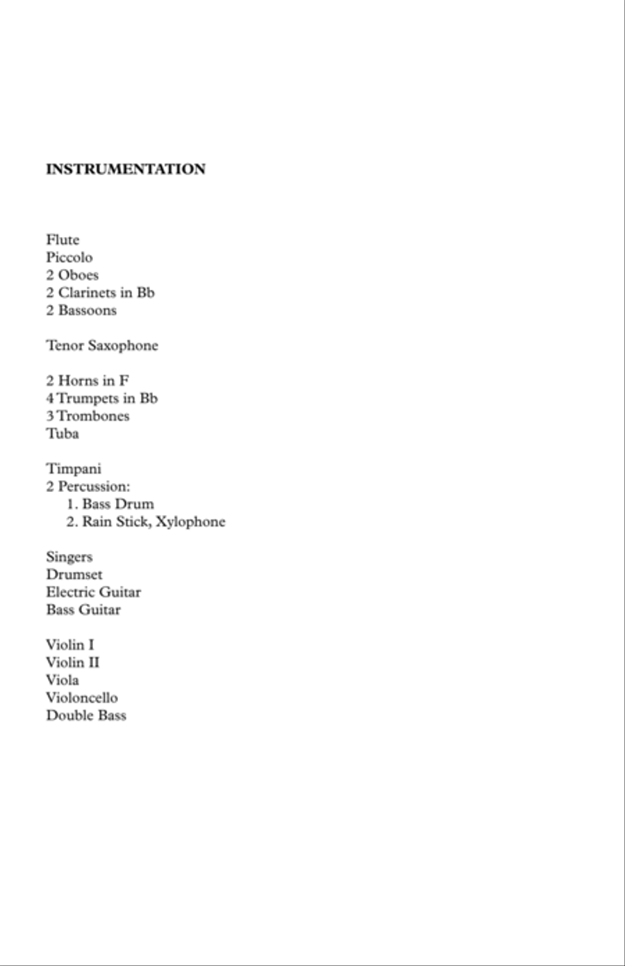 It's Raining Men Full Orchestra scores gallery preview page 2