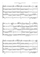 Eine kleine Nachtmusik by Mozart for Trombone Quintet Brass Quintet scores gallery preview page 4