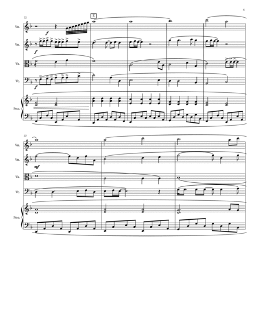 Ohne Dich Cello scores gallery preview page 4