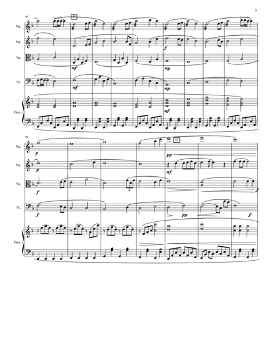 Ohne Dich Cello scores gallery preview page 5