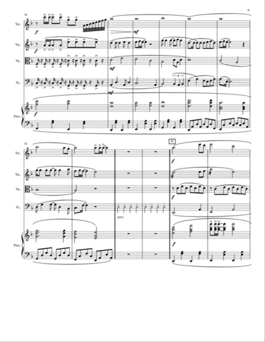 Ohne Dich Cello scores gallery preview page 6