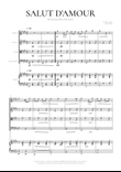 Salut D’amour (String Quartet and Piano) - Edward Elgar