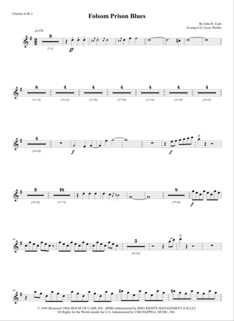 Folsom Prison Blues Full Orchestra scores gallery preview page 6